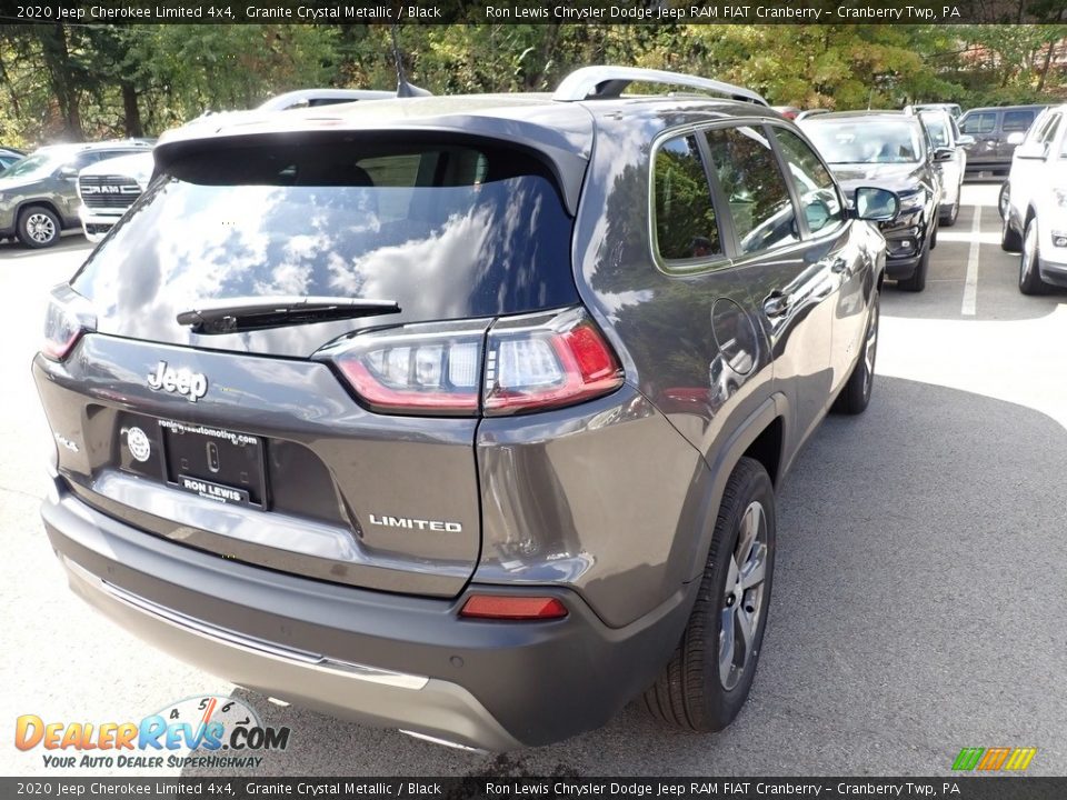2020 Jeep Cherokee Limited 4x4 Granite Crystal Metallic / Black Photo #5