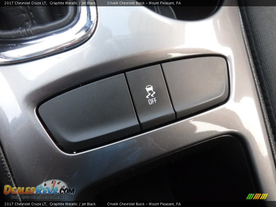 2017 Chevrolet Cruze LT Graphite Metallic / Jet Black Photo #17