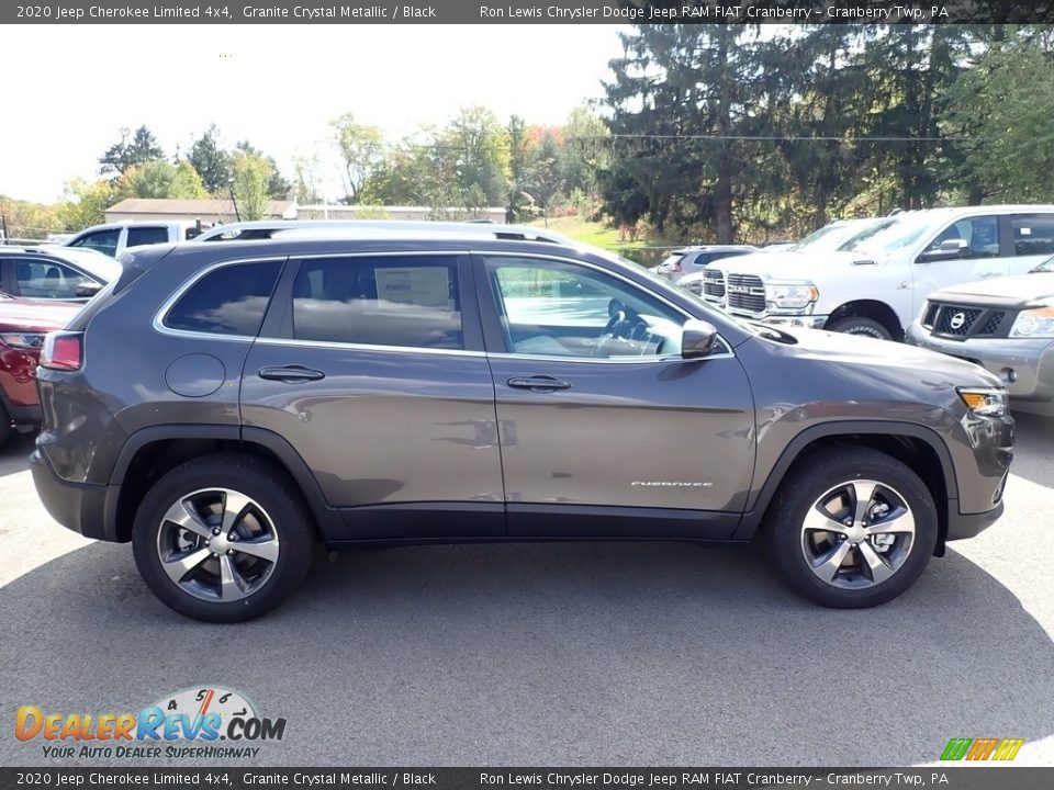 2020 Jeep Cherokee Limited 4x4 Granite Crystal Metallic / Black Photo #6