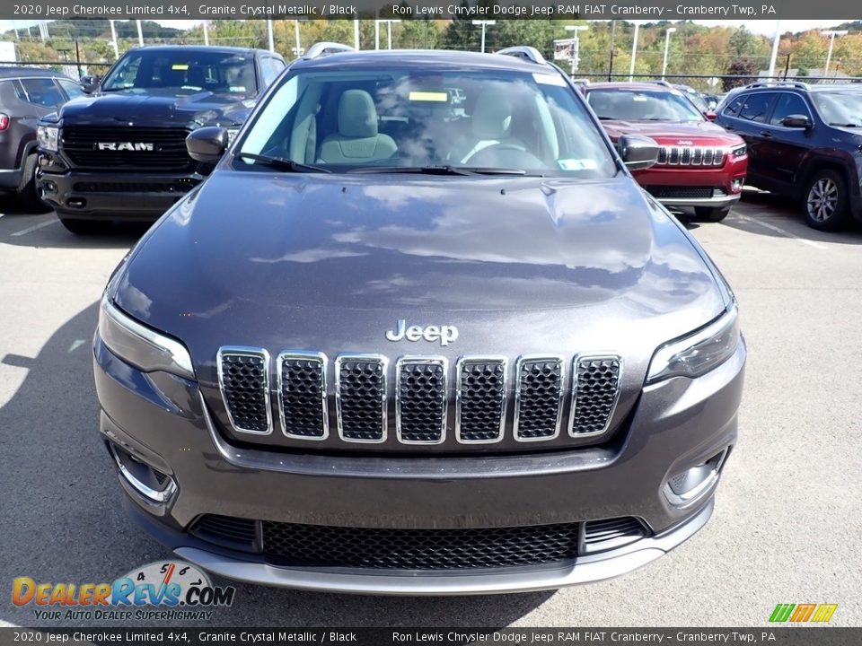 2020 Jeep Cherokee Limited 4x4 Granite Crystal Metallic / Black Photo #8