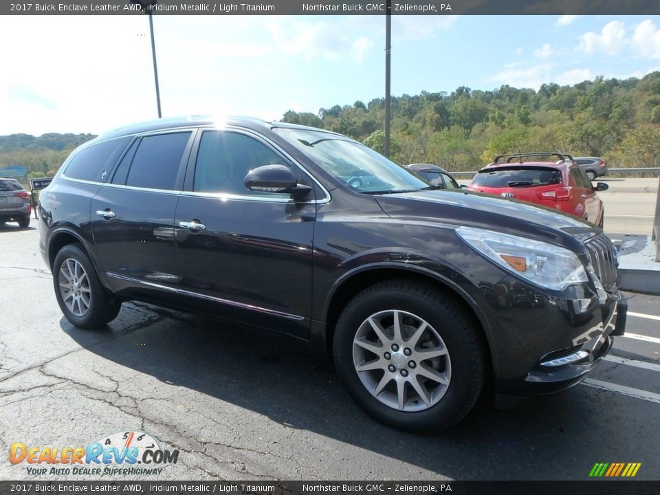 2017 Buick Enclave Leather AWD Iridium Metallic / Light Titanium Photo #4