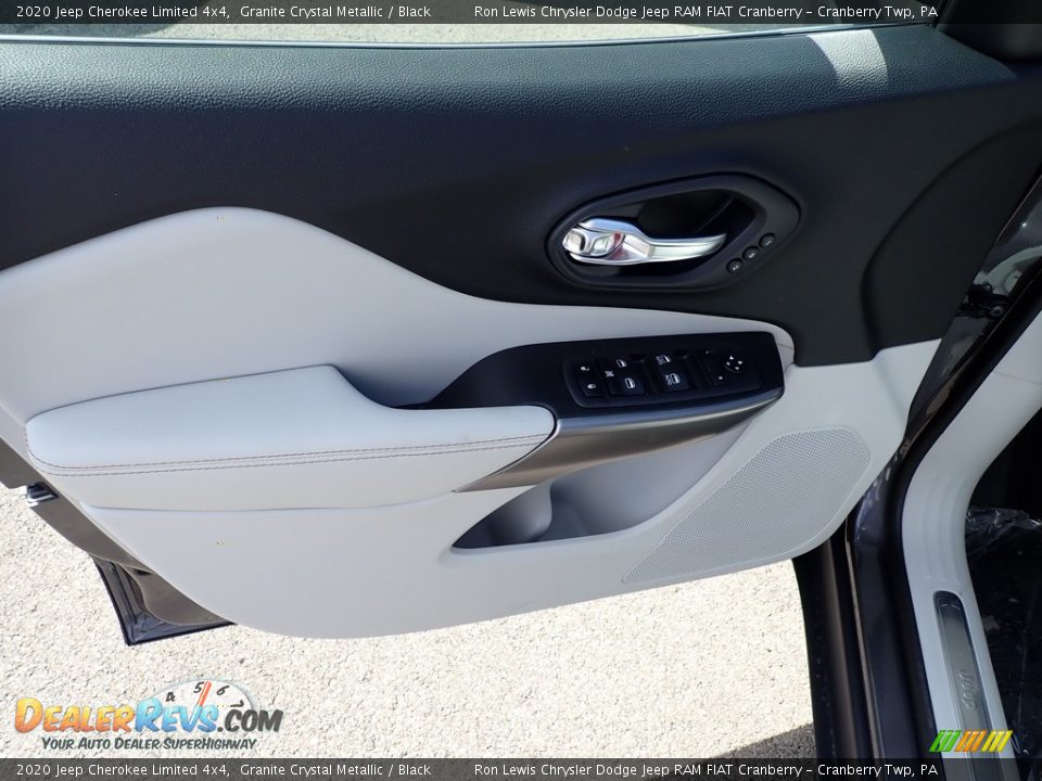 2020 Jeep Cherokee Limited 4x4 Granite Crystal Metallic / Black Photo #12
