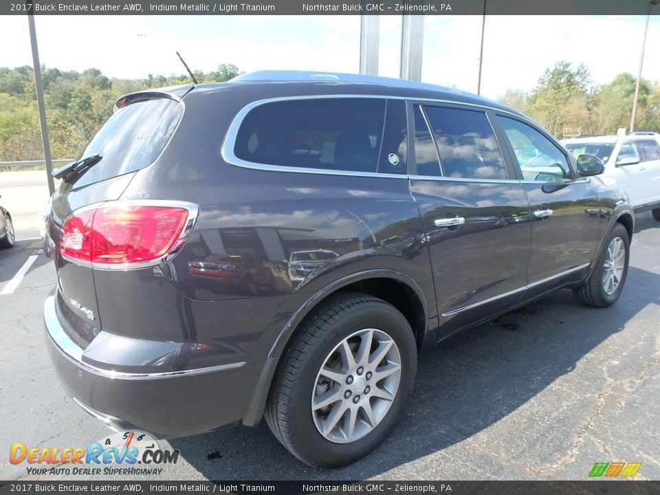 2017 Buick Enclave Leather AWD Iridium Metallic / Light Titanium Photo #8