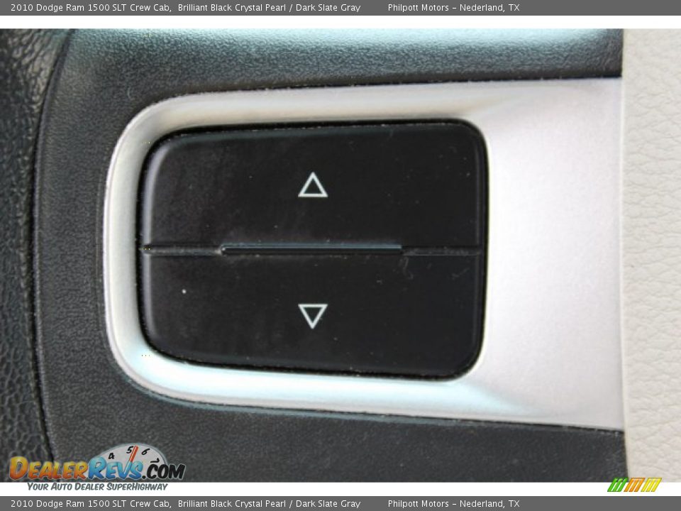 2010 Dodge Ram 1500 SLT Crew Cab Brilliant Black Crystal Pearl / Dark Slate Gray Photo #13
