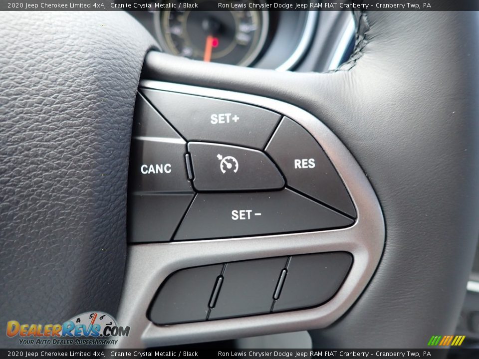 2020 Jeep Cherokee Limited 4x4 Granite Crystal Metallic / Black Photo #16