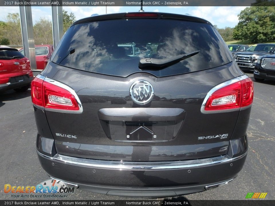 2017 Buick Enclave Leather AWD Iridium Metallic / Light Titanium Photo #11