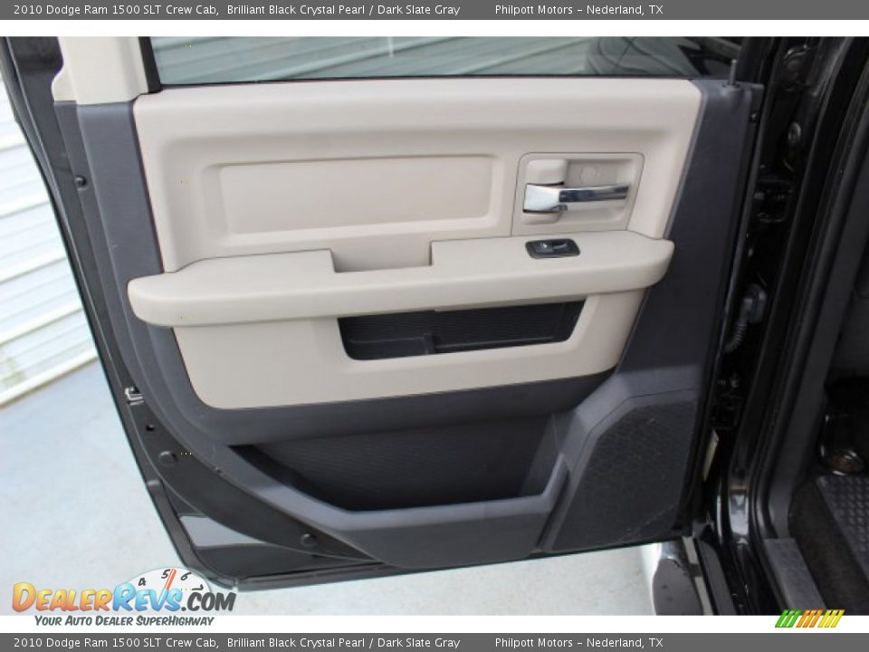 2010 Dodge Ram 1500 SLT Crew Cab Brilliant Black Crystal Pearl / Dark Slate Gray Photo #19