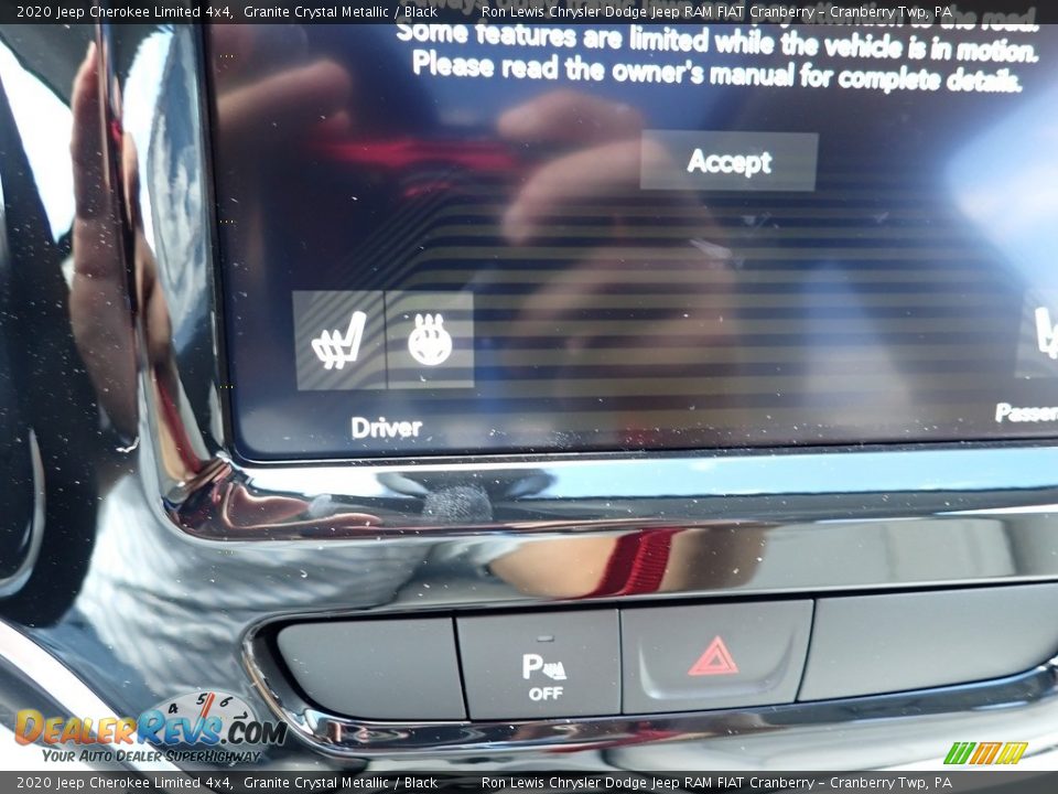 2020 Jeep Cherokee Limited 4x4 Granite Crystal Metallic / Black Photo #19