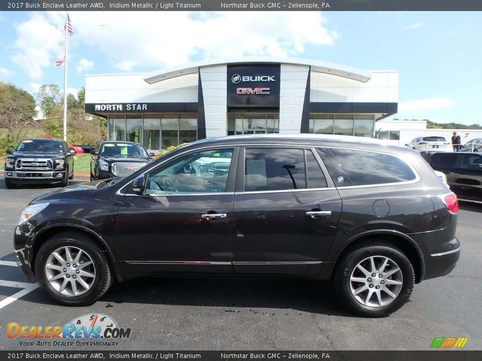 2017 Buick Enclave Leather AWD Iridium Metallic / Light Titanium Photo #13