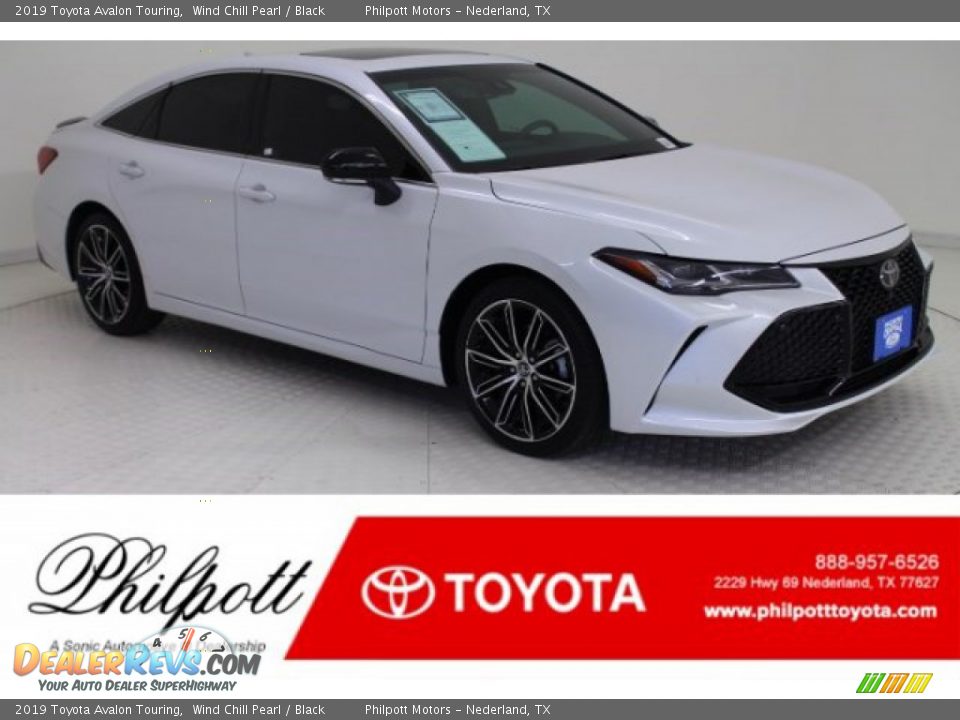 2019 Toyota Avalon Touring Wind Chill Pearl / Black Photo #1