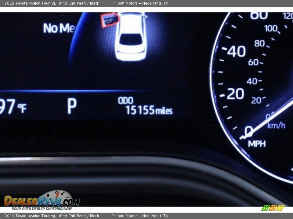 2019 Toyota Avalon Touring Wind Chill Pearl / Black Photo #21