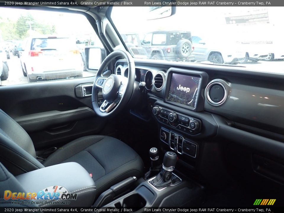2020 Jeep Wrangler Unlimited Sahara 4x4 Granite Crystal Metallic / Black Photo #9