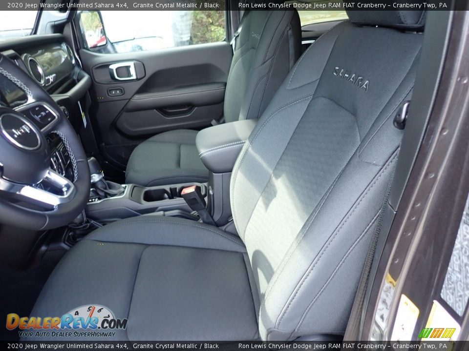 2020 Jeep Wrangler Unlimited Sahara 4x4 Granite Crystal Metallic / Black Photo #11