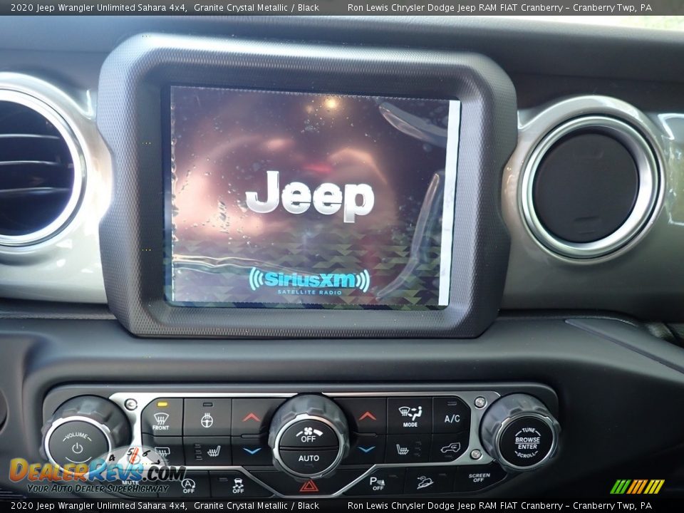 2020 Jeep Wrangler Unlimited Sahara 4x4 Granite Crystal Metallic / Black Photo #14