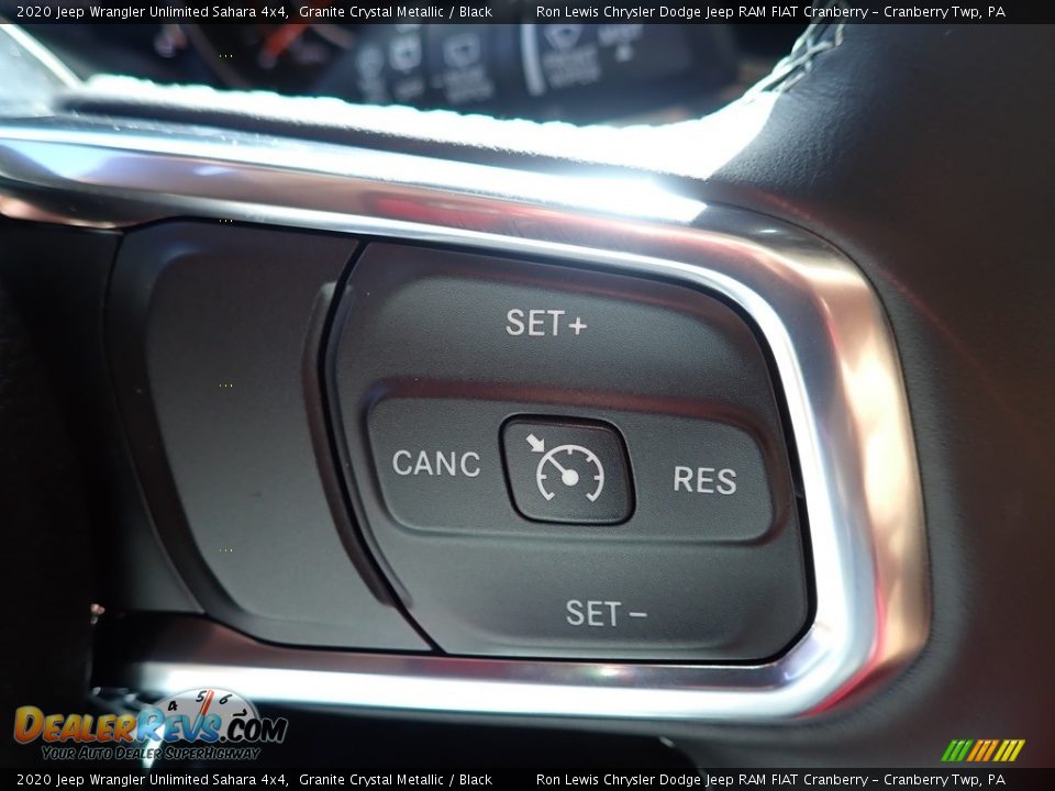 2020 Jeep Wrangler Unlimited Sahara 4x4 Granite Crystal Metallic / Black Photo #16