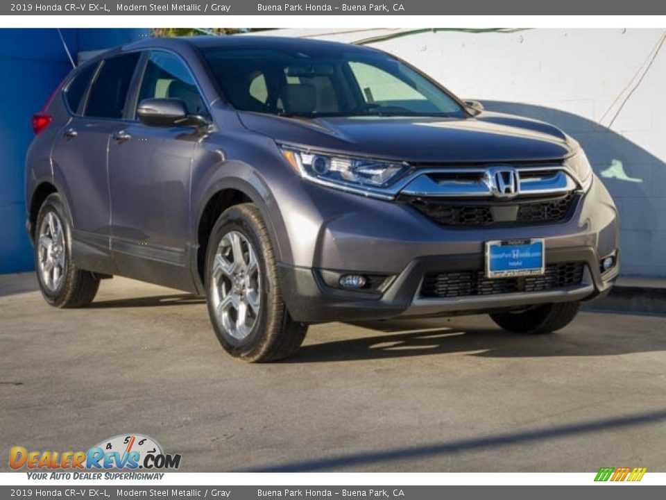 2019 Honda CR-V EX-L Modern Steel Metallic / Gray Photo #1