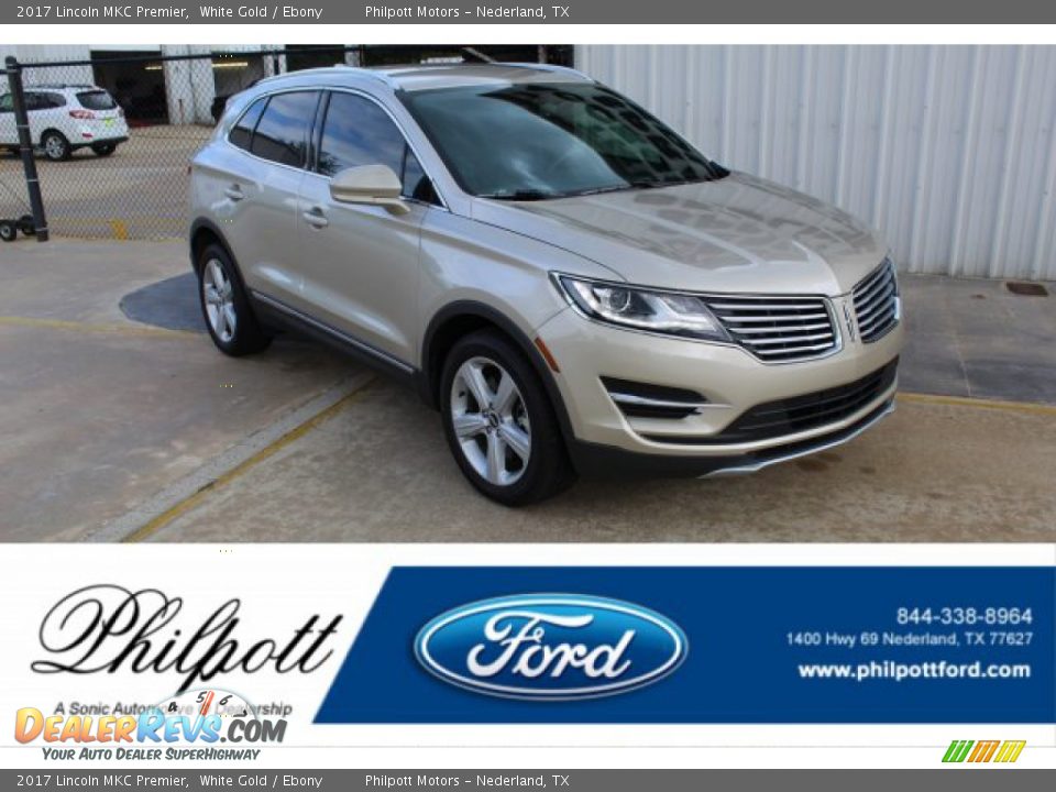 2017 Lincoln MKC Premier White Gold / Ebony Photo #1