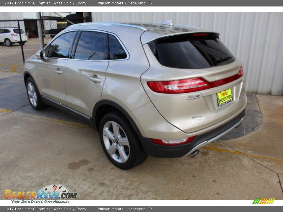 2017 Lincoln MKC Premier White Gold / Ebony Photo #6