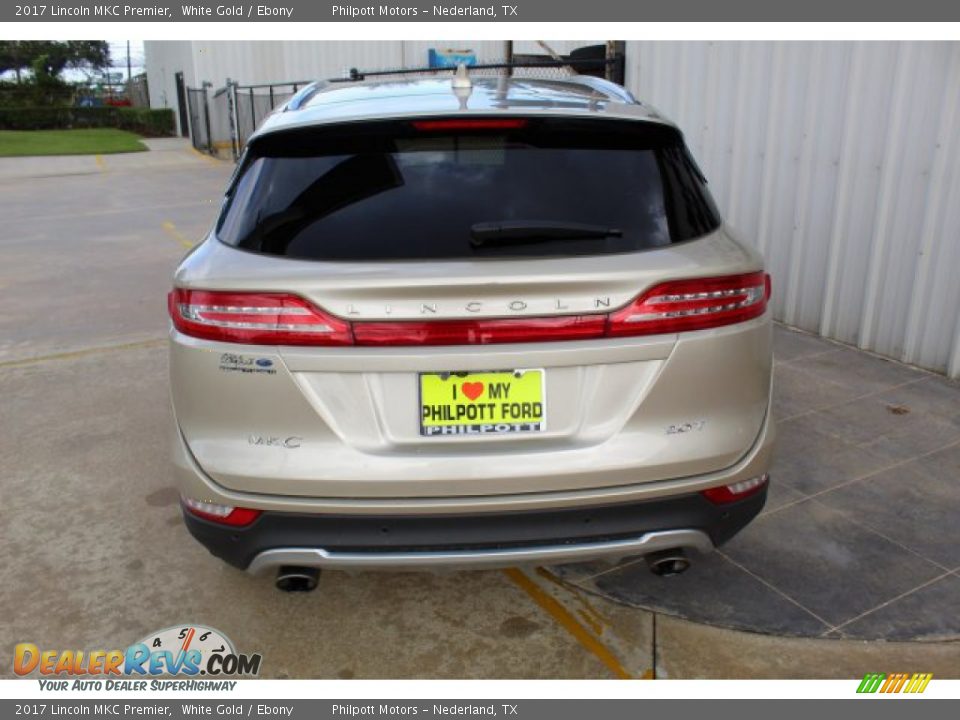 2017 Lincoln MKC Premier White Gold / Ebony Photo #7