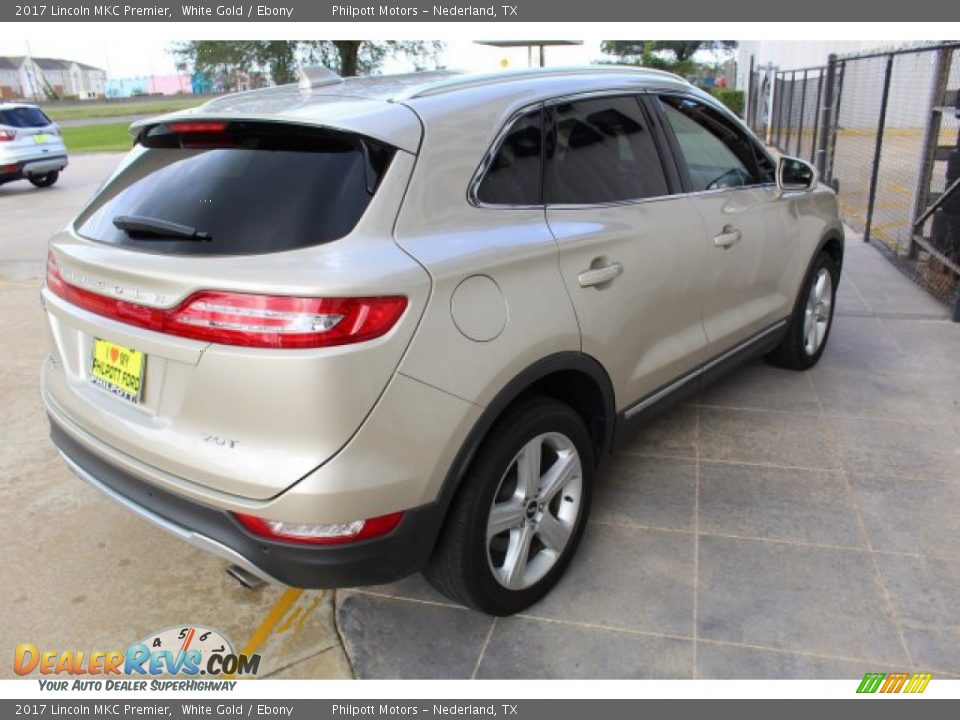 2017 Lincoln MKC Premier White Gold / Ebony Photo #8