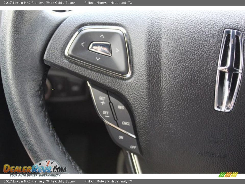 2017 Lincoln MKC Premier White Gold / Ebony Photo #12