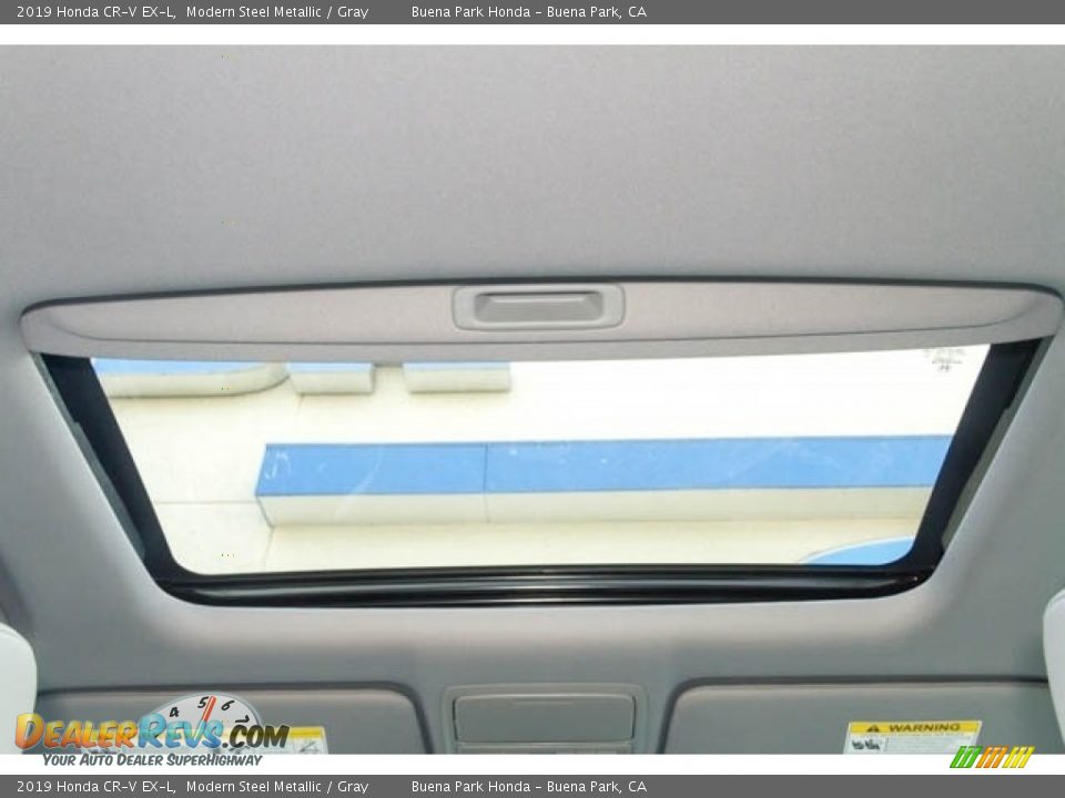 2019 Honda CR-V EX-L Modern Steel Metallic / Gray Photo #14