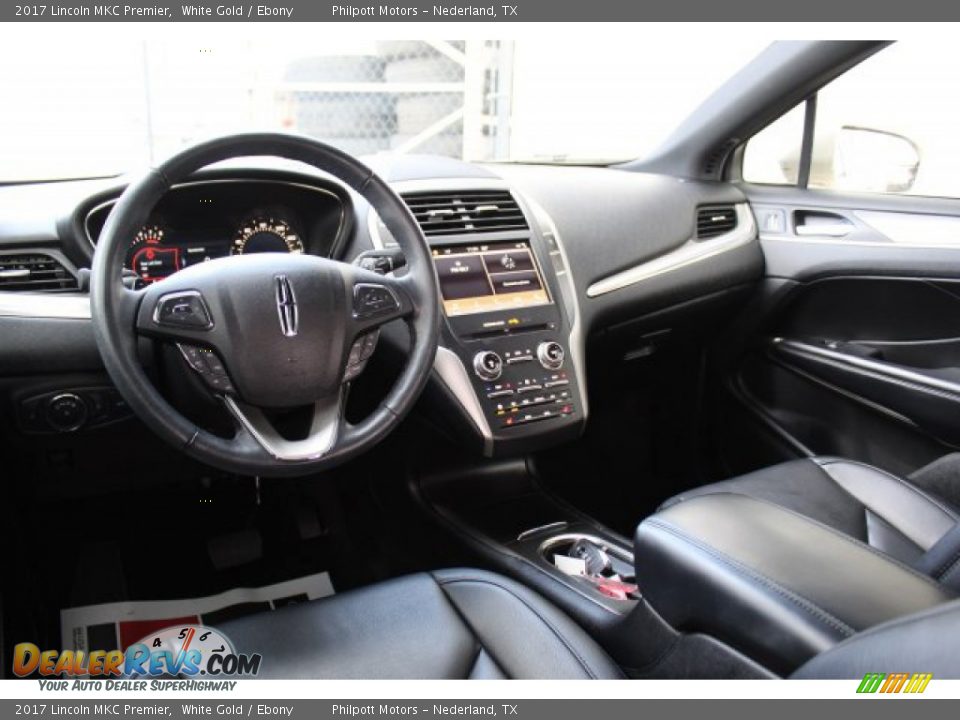 2017 Lincoln MKC Premier White Gold / Ebony Photo #22