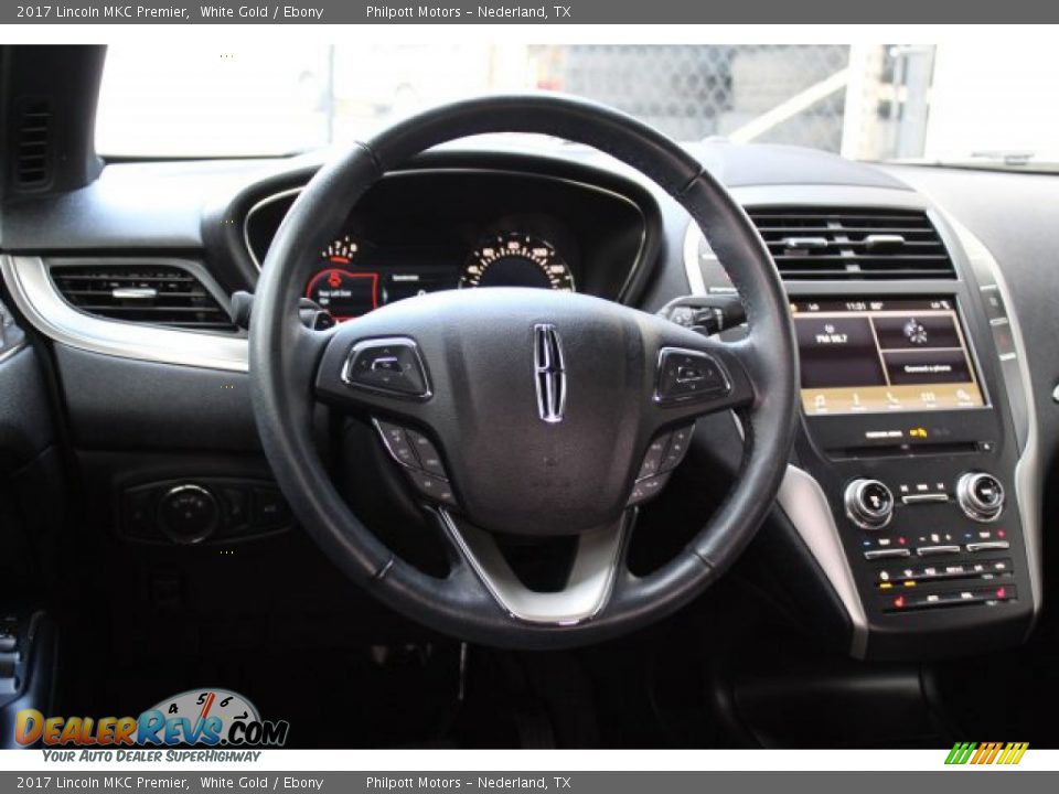 2017 Lincoln MKC Premier White Gold / Ebony Photo #23