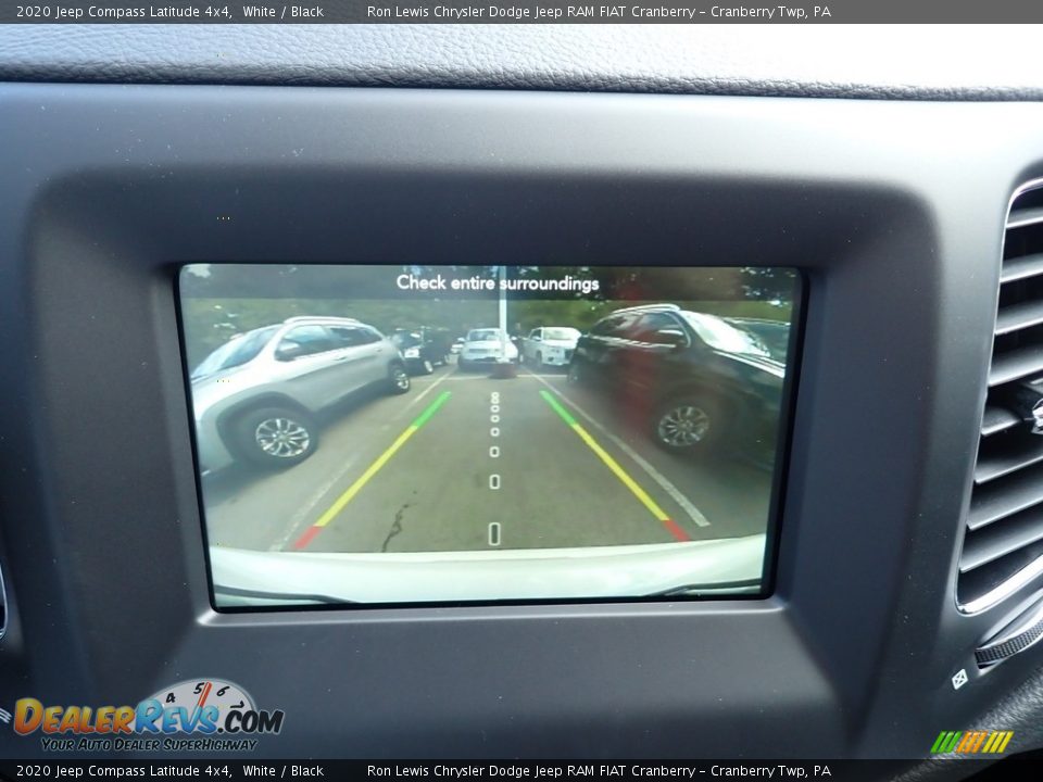 2020 Jeep Compass Latitude 4x4 White / Black Photo #18