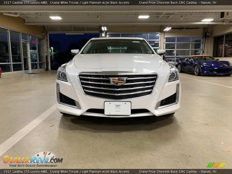 2017 Cadillac CTS Luxury AWD Crystal White Tricoat / Light Platinum w/Jet Black Accents Photo #8