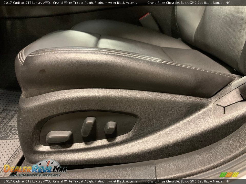 2017 Cadillac CTS Luxury AWD Crystal White Tricoat / Light Platinum w/Jet Black Accents Photo #11