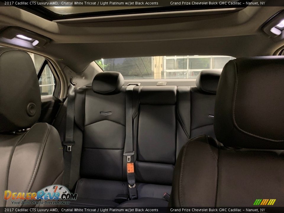 2017 Cadillac CTS Luxury AWD Crystal White Tricoat / Light Platinum w/Jet Black Accents Photo #12