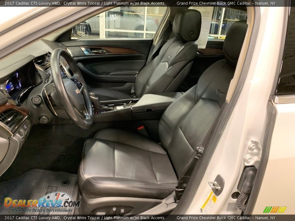2017 Cadillac CTS Luxury AWD Crystal White Tricoat / Light Platinum w/Jet Black Accents Photo #13