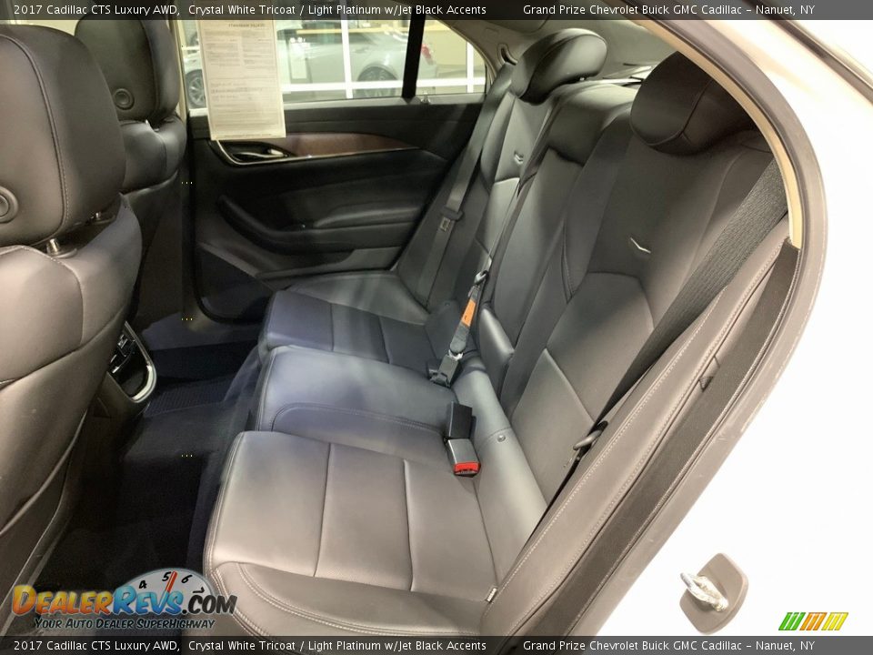 2017 Cadillac CTS Luxury AWD Crystal White Tricoat / Light Platinum w/Jet Black Accents Photo #14