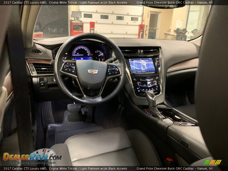 2017 Cadillac CTS Luxury AWD Crystal White Tricoat / Light Platinum w/Jet Black Accents Photo #15