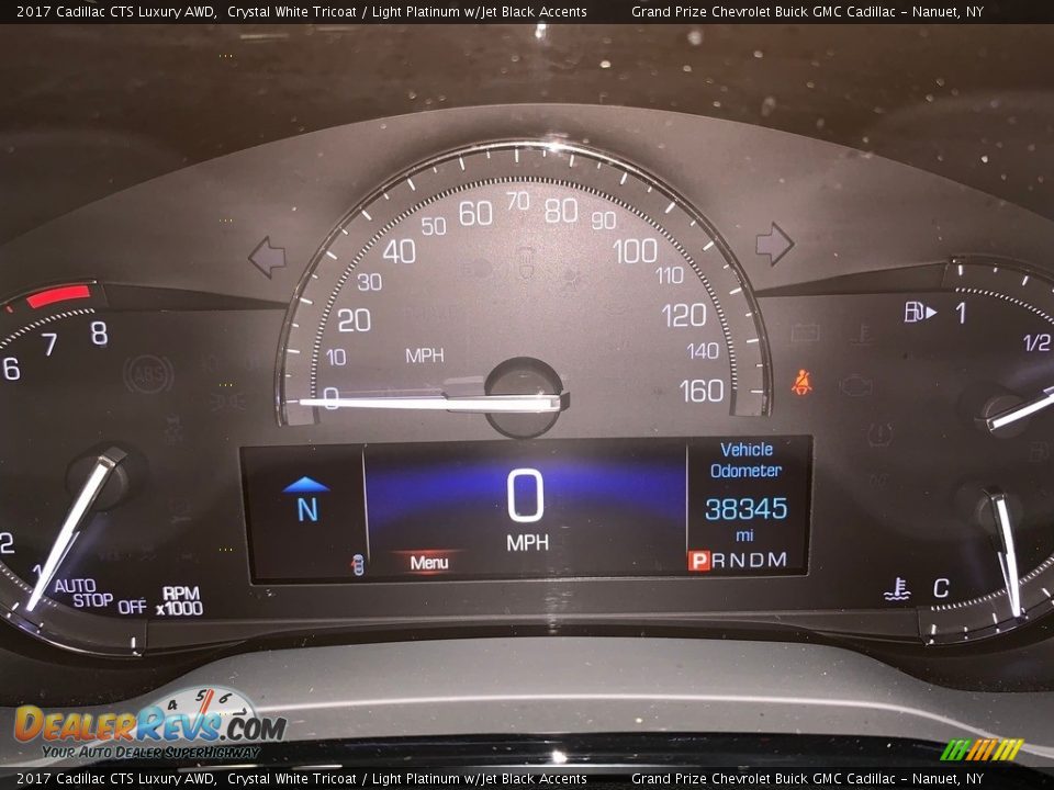 2017 Cadillac CTS Luxury AWD Crystal White Tricoat / Light Platinum w/Jet Black Accents Photo #18