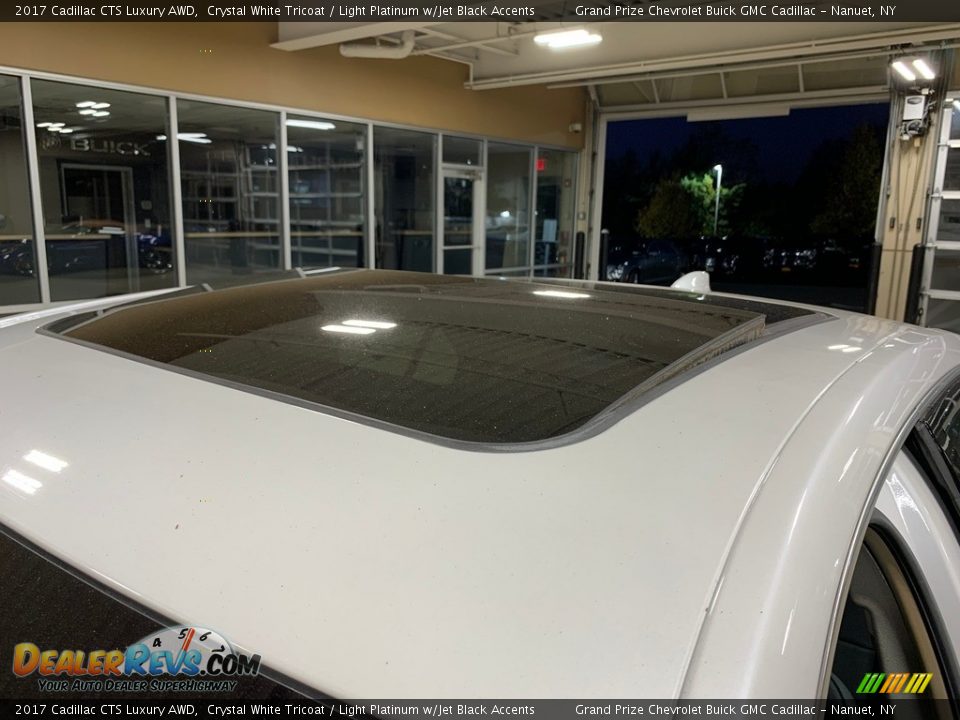 2017 Cadillac CTS Luxury AWD Crystal White Tricoat / Light Platinum w/Jet Black Accents Photo #22