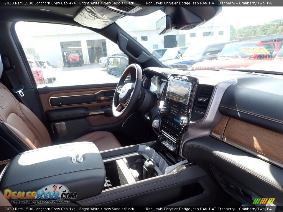 2020 Ram 1500 Longhorn Crew Cab 4x4 Bright White / New Saddle/Black Photo #11