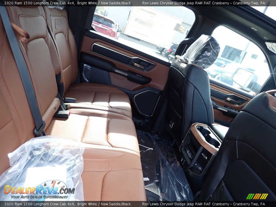 2020 Ram 1500 Longhorn Crew Cab 4x4 Bright White / New Saddle/Black Photo #13
