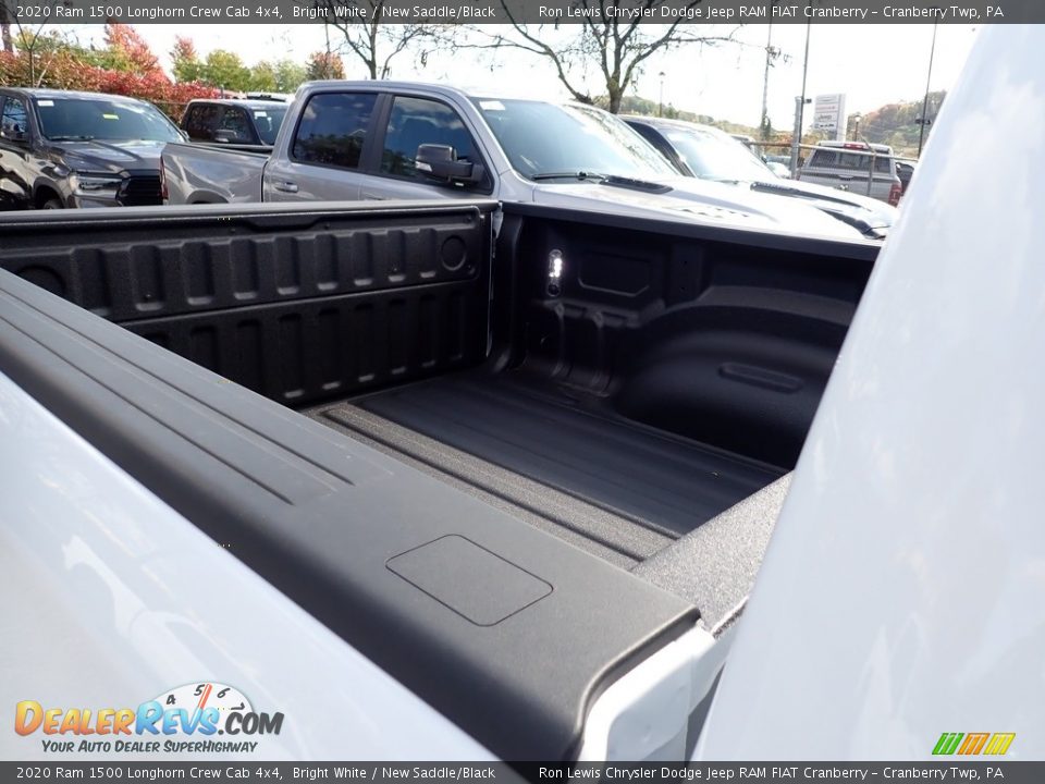 2020 Ram 1500 Longhorn Crew Cab 4x4 Bright White / New Saddle/Black Photo #14