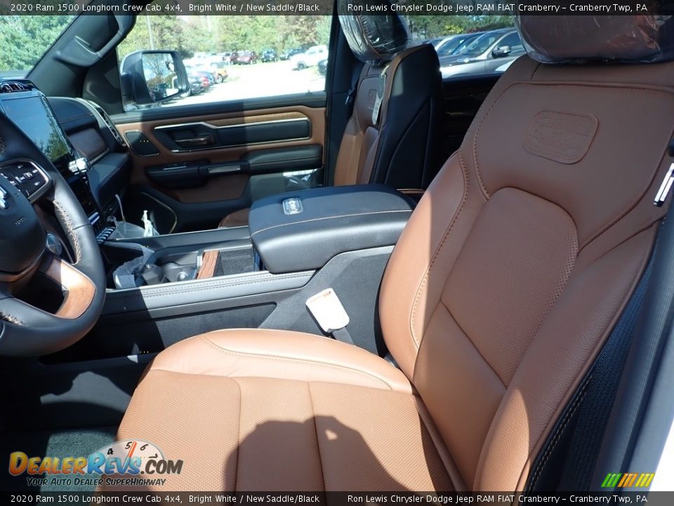 2020 Ram 1500 Longhorn Crew Cab 4x4 Bright White / New Saddle/Black Photo #15