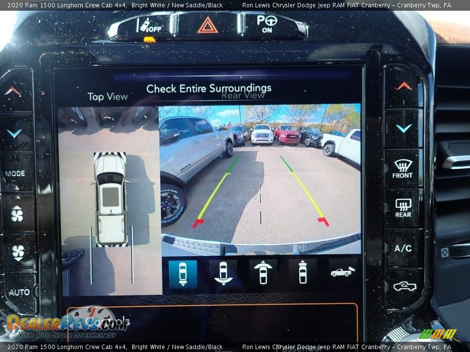 2020 Ram 1500 Longhorn Crew Cab 4x4 Bright White / New Saddle/Black Photo #19