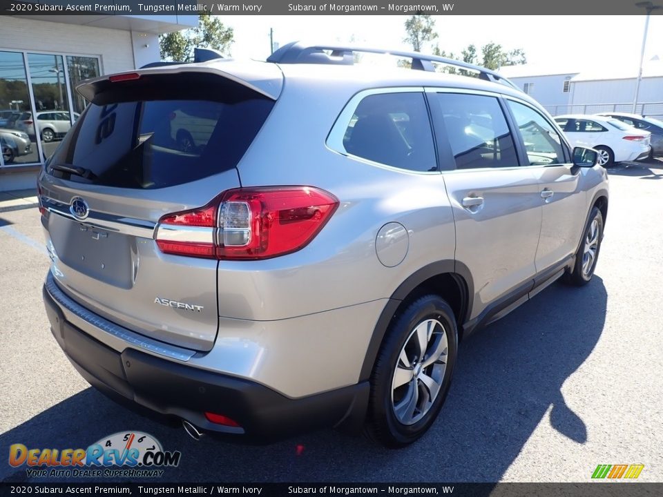 2020 Subaru Ascent Premium Tungsten Metallic / Warm Ivory Photo #4