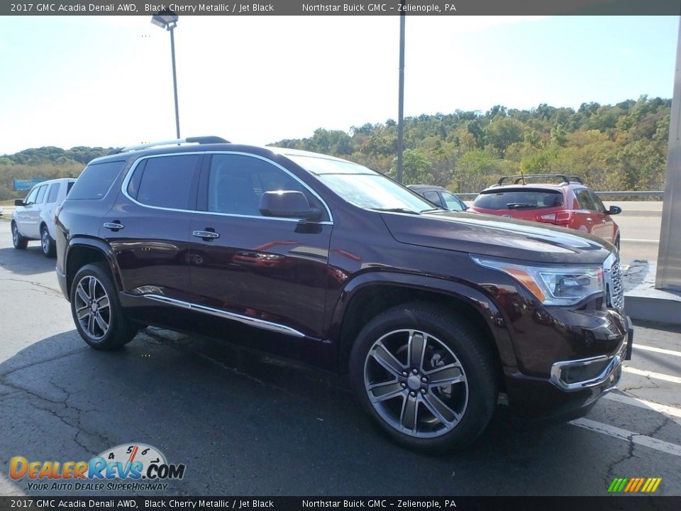 2017 GMC Acadia Denali AWD Black Cherry Metallic / Jet Black Photo #4