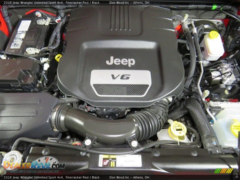 2016 Jeep Wrangler Unlimited Sport 4x4 Firecracker Red / Black Photo #6
