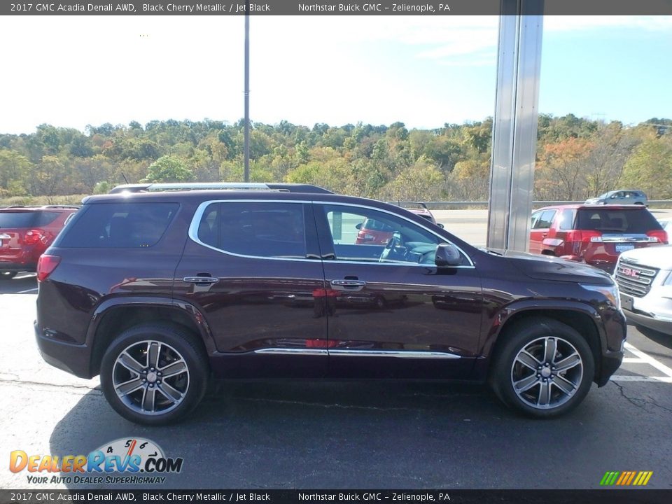2017 GMC Acadia Denali AWD Black Cherry Metallic / Jet Black Photo #5