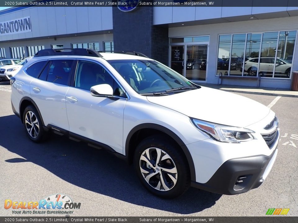 2020 Subaru Outback 2.5i Limited Crystal White Pearl / Slate Black Photo #1