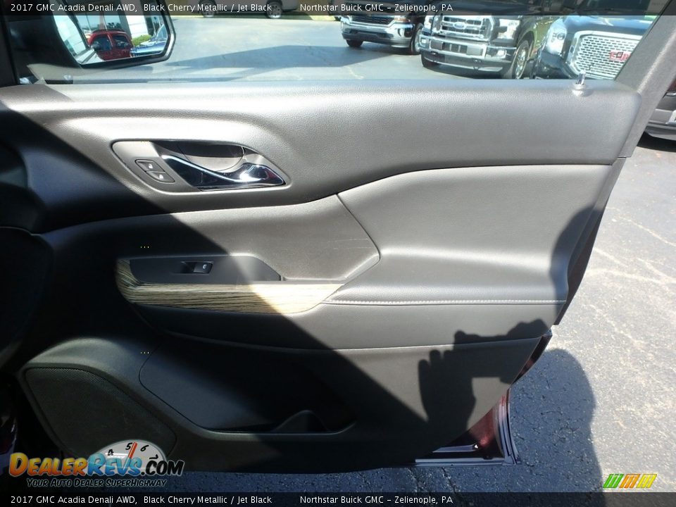2017 GMC Acadia Denali AWD Black Cherry Metallic / Jet Black Photo #6