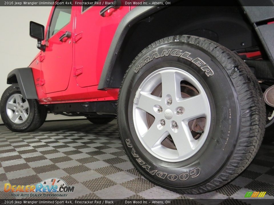 2016 Jeep Wrangler Unlimited Sport 4x4 Firecracker Red / Black Photo #10