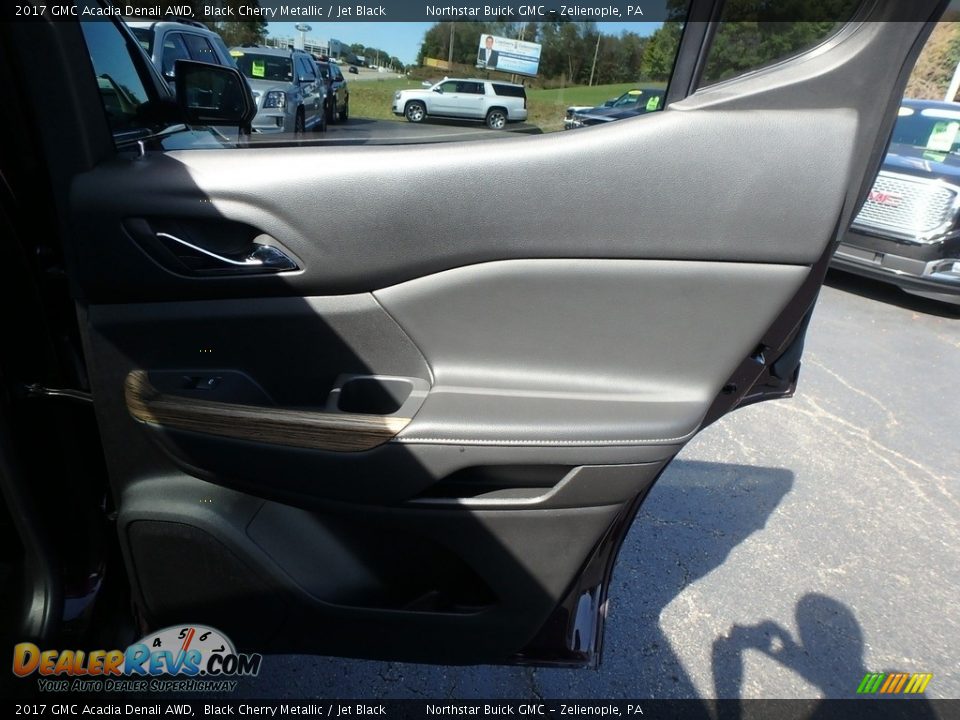 2017 GMC Acadia Denali AWD Black Cherry Metallic / Jet Black Photo #7
